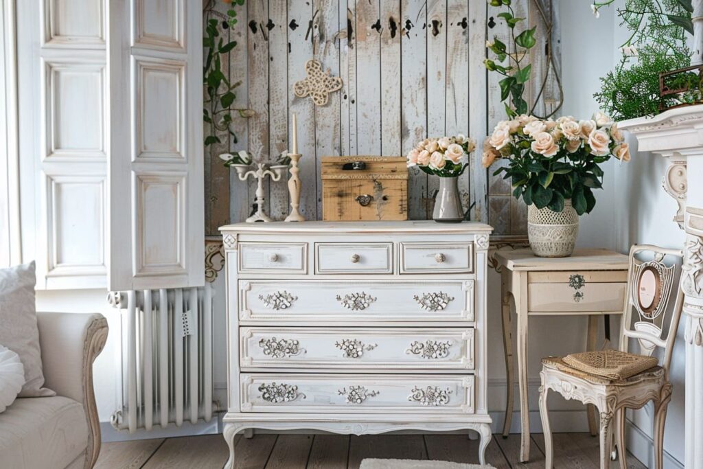 Kommode im Shabby Chic Look