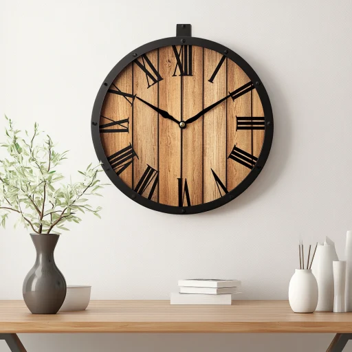Wanduhr Industrial Stil